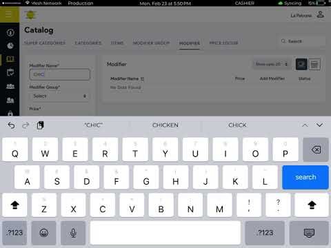 How to create a modify group and a modifier in the Forthright POS portal!