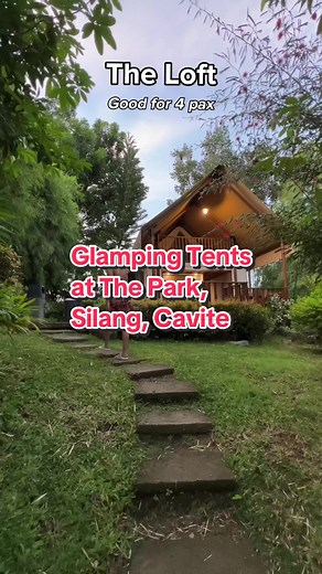 This is only 35 mins away from Alabang! 😍 #tiktokph #travelph #glamping #theparksilang #cavite #tagaytay #glampingph #glampingnotcamping #justinetravels