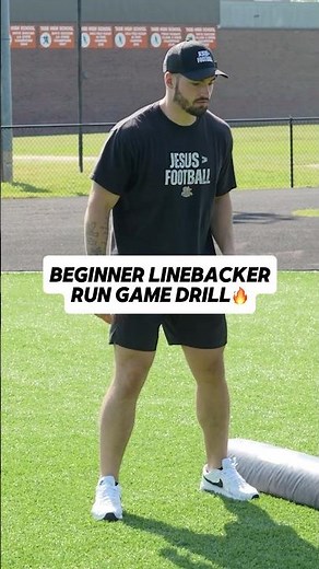 Basic Lateral Linebacker Run Game Drill🏈🫡
