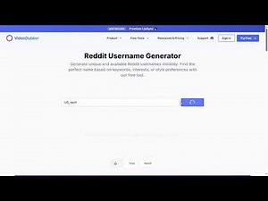 Reddit Username Generator | Instantly Generate Unique and Available Reddit Names