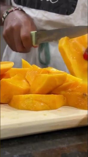 🥭 How I Preserve Mangoes for the Off-Season | Easy Freezing Method! #shorts