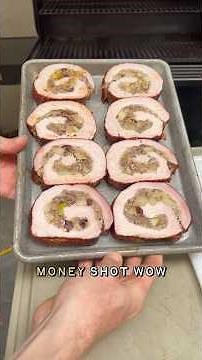 Smoked Glaze Pork Pinwheel recipe from Matt Groark's Cookbook #bbq #lowandslow #cooking #cooking