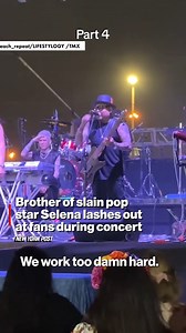 757K views · 1.6K reactions | The brother of slain Tejano icon Selena Quintanilla-Pérez raged against a lackluster audience at a San Antonio music festival this weekend, telling the booing crowd, “Boo yourselves for not participating in the show.” | New York Post Trending Now | Facebook