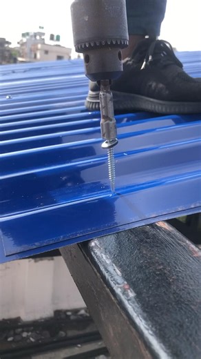 New Roofing Sheet Installation #shortvideo #viralvideo #youtubeshorts