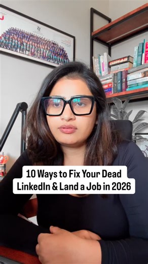 Neha Chandola | 10 Ways to Fix Your Dead LinkedIn & Land a Job in 2026 1️⃣ Fix your headline (most important) Your job title alone is useless. Write: 👉... | Instagram