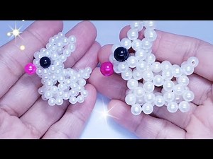 How to make rabbit / Beaded keychian so easy!