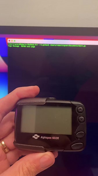 I made a custom python script to activate the POCSAG paging system of Pi-Star and send text to my pager 😊 #hamradio #pagers #pocsag #pistar