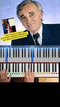 Tuto piano : comment jouer "La Bohème" de Charles Aznavour 🤗 #tutopiano #piano