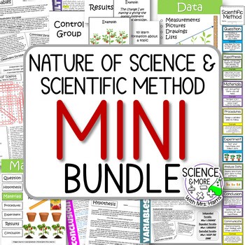 Nature of Science (Scientific Method) Mini Bundle