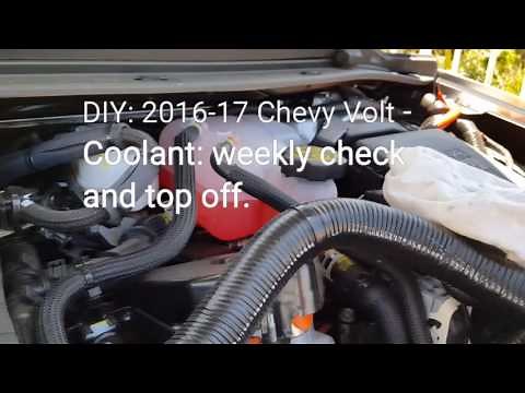 DIY: 2016-17 Chevy VOLT - Coolant Check and Top off.
