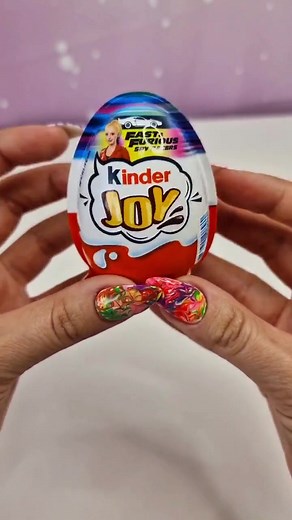 ASMR Unboxing of Kinder Joy Fast & Furious Spy Racers