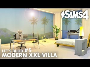 The Sims 4 Modern XXL Villa #5 | Building a house for a large family (German)