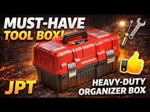 JPT Heavy Duty Tool Organizer Box Review | Industrial Multi-Functional Hardware Tool Box
