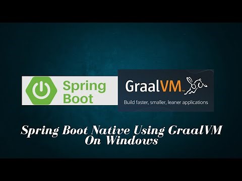 Spring boot native image using GraalVM for Windows
