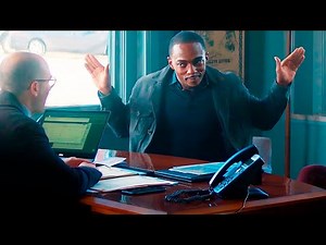 Sam Wilson Can't Get A Loan - Bank Scene - The Falcon and the Winter Soldier (TV Series 2021)