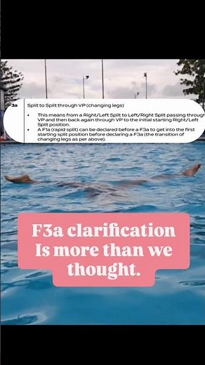 F3a Code Clarification Artistuc Swimming