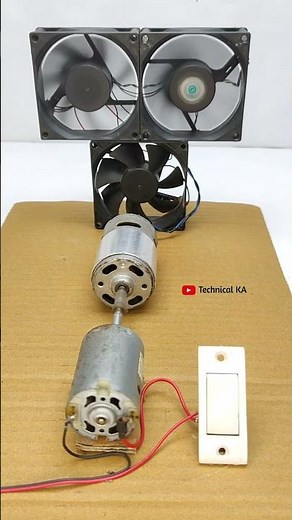 Can a 775 DC Motor Generate Enough Power to Run 3 CPU Fans?