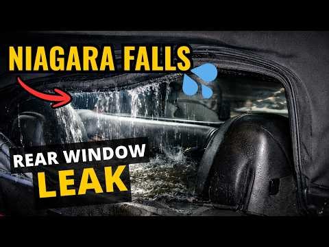 Convertible Rear Window Leak? Don’t Replace the Top — Fix This Instead