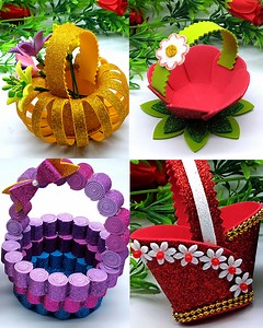 44K views · 1.1K reactions | Most beautiful basket making very easy tutorial at home - DIY Handmade Gift Basket #diy #basket #handmade #gifts | Craftsome | Facebook