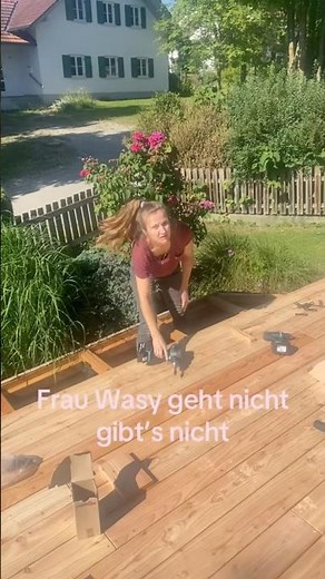 Holzterrasse selber bauen 🔨