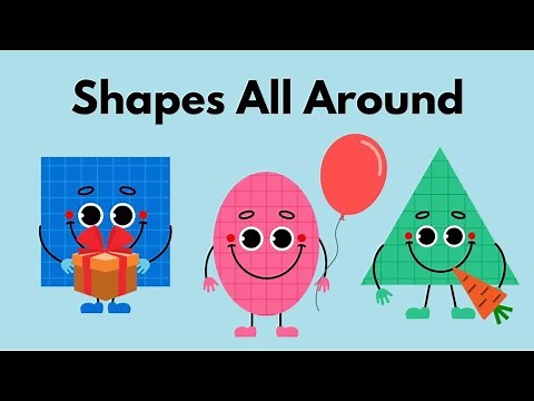 Shapes All Around | Shapes | ABC Learn With Me
