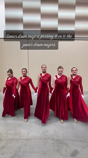 Honoring Drum Majors in Avon Marching Band