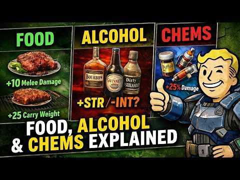 Fallout 4 Buffs Guide: How Food, Alcohol & Chems REALLY Work