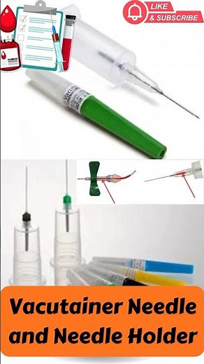 Vacutainer Needle and Holder#Phlebotomy