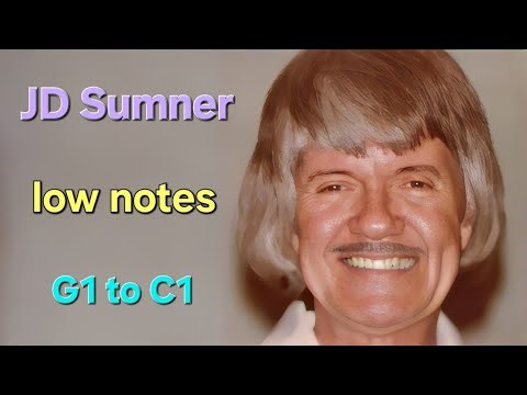 Another JD Sumner low notes compilation (G1 to C1)