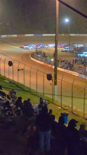 Had one go up and over during the Monster Mini Stock Association feature last night from Cherokee Speedway. (11/29/2025) #wc4cn #crash #flip #reel #dirttrackracing #dirtracing | Dirt N' Speed Media