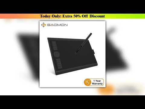 Hands-on GAOMON M10K PRO 10 x 6.25 Inches Art Digital Graphic Tablet for Drawing Supports Tilt & Ra