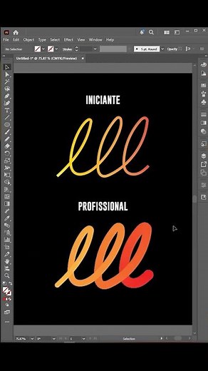 Adobe Illustrator 2025 – Dicas para criar efeitos gradientes em curvas como um PRO