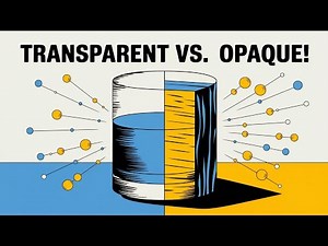 Understanding Transparent and Opaque Materials: How Light Interacts with Different Substances