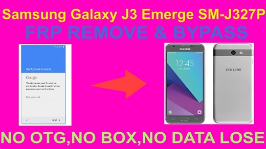 Frp Lock On Samsung Galaxy J3emerge