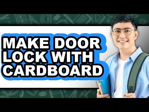 How to Make Door Lock with Cardboard - Easy Guide