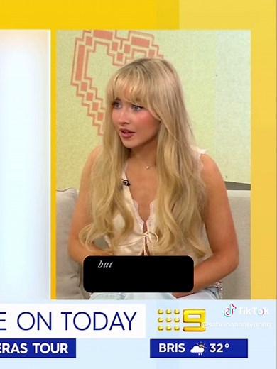 Sabrina from The Today Show in Australia talking about her duet with Taylor from Night 1 🥹 #sabrinacarpenter #thetodayshow #sydneyaustralia #whitehorseconeyisland #sabtok #carpenters #erastouraustralia #taylorswift #emailsicantsend #feather #nonsense #foryou #fyp #SC6 #nonsenseoutros