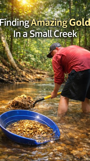 Gold prospecting tips testing unclassified material with a gold claw