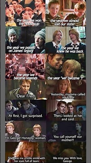 Fred & George Weasley’s Journey 💔 |From Hogwarts Legends to an Unforgettable Goodbye #shorts #memes