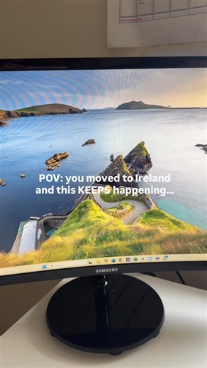 Stacey Hall | Northern Ireland | Travel & Life Abroad on Instagram: "It starts as a screensaver on my computer… and somehow ends with me standing there in real life. This has happened multiple times now and every place is even BETTER in real life! Add these real life screen savers to your Ireland itinerary and see for yourself! 📍 Dunquin Pier 📍 The Dark Hedges 📍 Kinbane Castle Places I once thought only existed as desktop backgrounds are now just part of everyday life in Ireland. And honestly