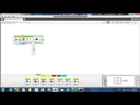 Lego Mindstorms EV3 Robotics Lesson 17 - Displaying text on screen, using brick buttons