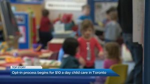 Licensed childcare centres in Toronto can now apply for $10-a-day daycare program