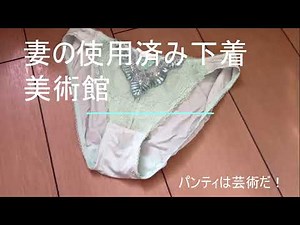 妻の使用済み下着美術館02 日常の美を発見！水色の使用済み下着に宿るデザインと物語