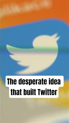 The desperate idea that built Twitter #twitter #x