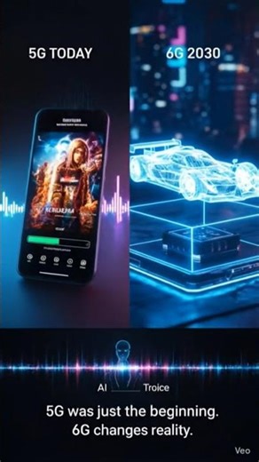 5G vs 6G: 100x Faster is INSANE! 🤯 #6G #Shorts