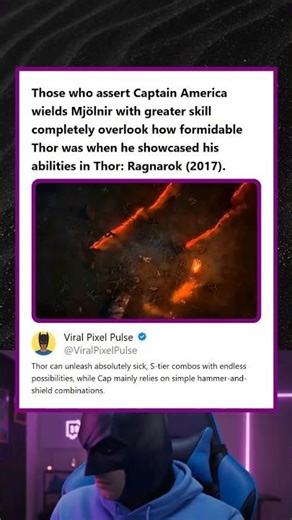 Thor Wielded Mjlnir Better Than Captain America in Thor Ragnarok 2017
