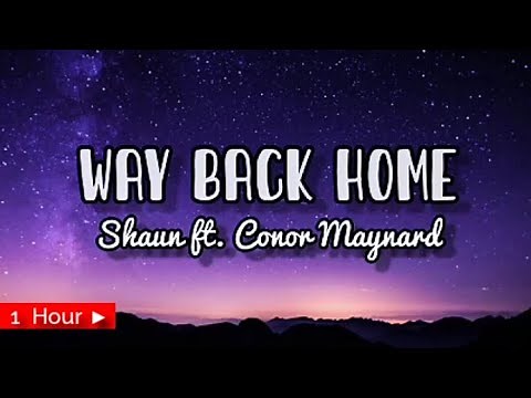 WAY BACK HOME | SHAUN ft CONOR MAYNARD | 1 HOUR LOOP | nonstop