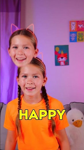 😲 CAN YOU SHOW YOUR FEELINGS? Let’s Try FUNNY FACES! 😂💛 #shorts #kids