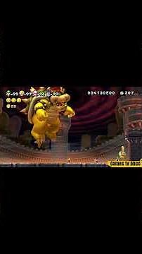 Luigi vs final boss bowser fight Bros U Deluxe 4 Players #shorts video 4K 60FPS