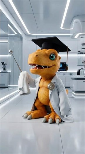 IF EVOLUTION｜What if Agumon became a scientist?#digimon #agumon #if