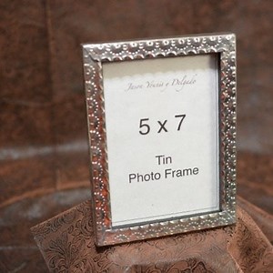 5x7 Tin Picture Frame, 10th Anniversary Gift, Southwest Style - Etsy